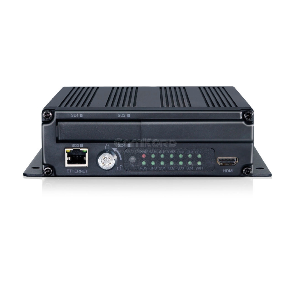 DV425. 4х канальный видеорегистратор HD DVR (IP69K) DV425. 4х канальный видеорегистратор HD DVR (IP69K)